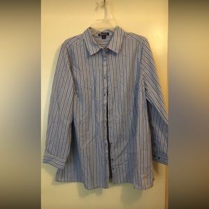 Striped Roamans Button Down 🌟 Price Dropped!💥